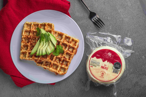 Receta casera: Waffles con Queso Manchego